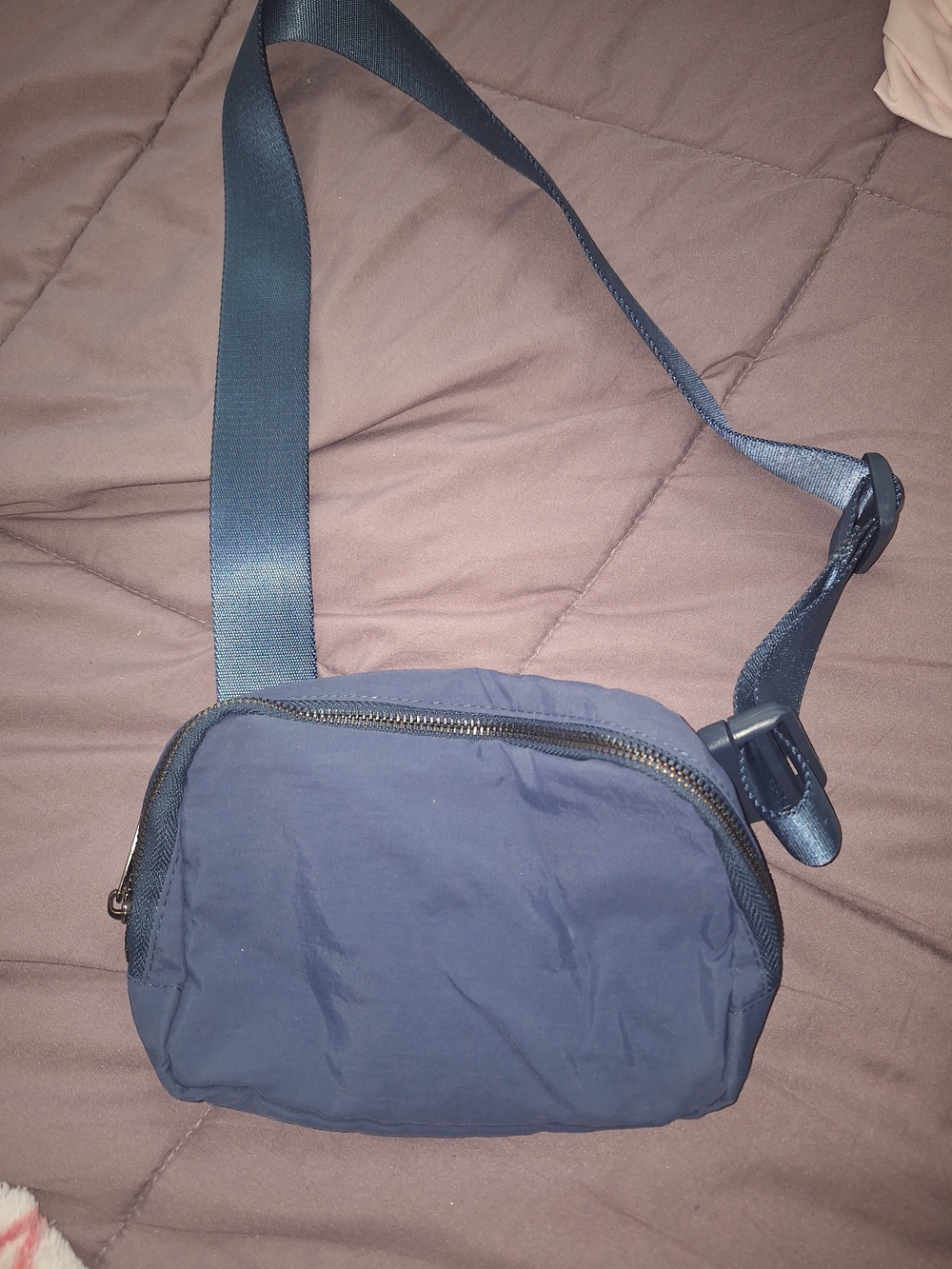 Navy Women's Crossbody Bag with Adjustable Strap